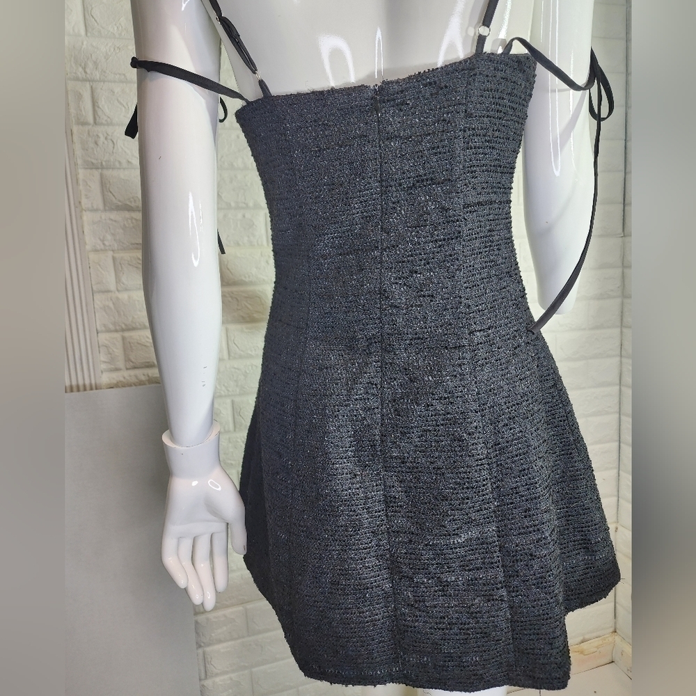 Love +Harmony black Minidress size Small with adjustable straps New with Tag - Picture 6 of 12